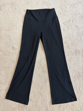 CRZ YOGA Black High-Waist Flare Leggings
